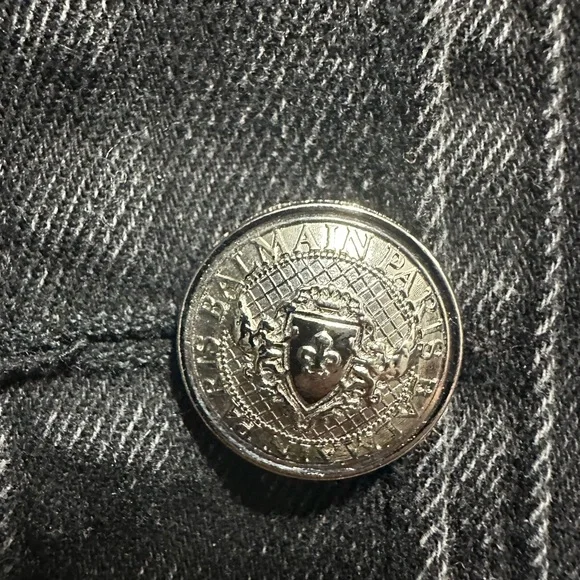 Vintage Y2K black Fringe Denim Jacket new without tags - Picture 11 of 11